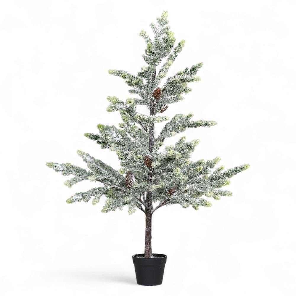 ABETE VERDE IN VASO CM.130